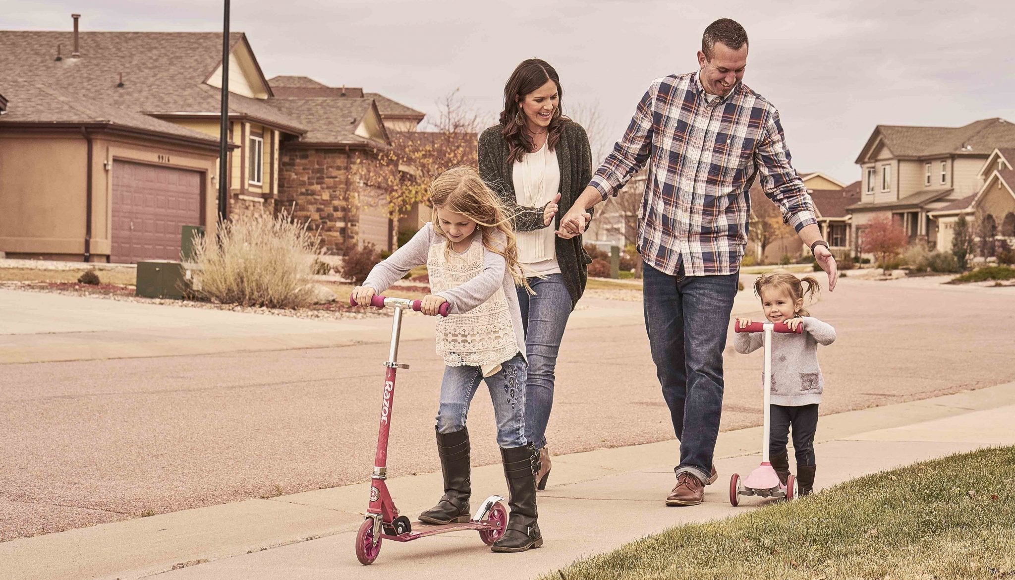 Family Scootering