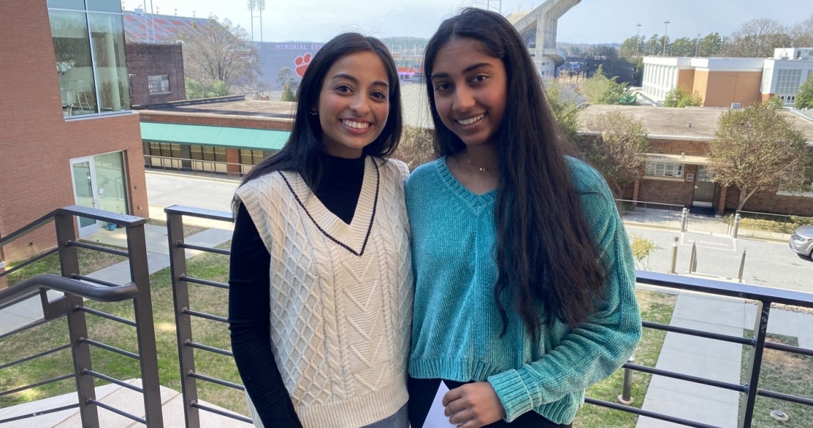 Shreya Tellur and Krishna Patel