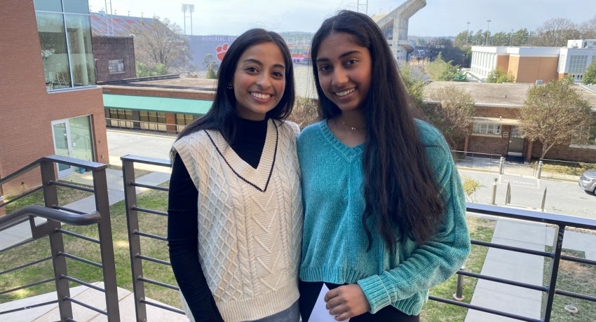 Shreya Tellur and Krishna Patel